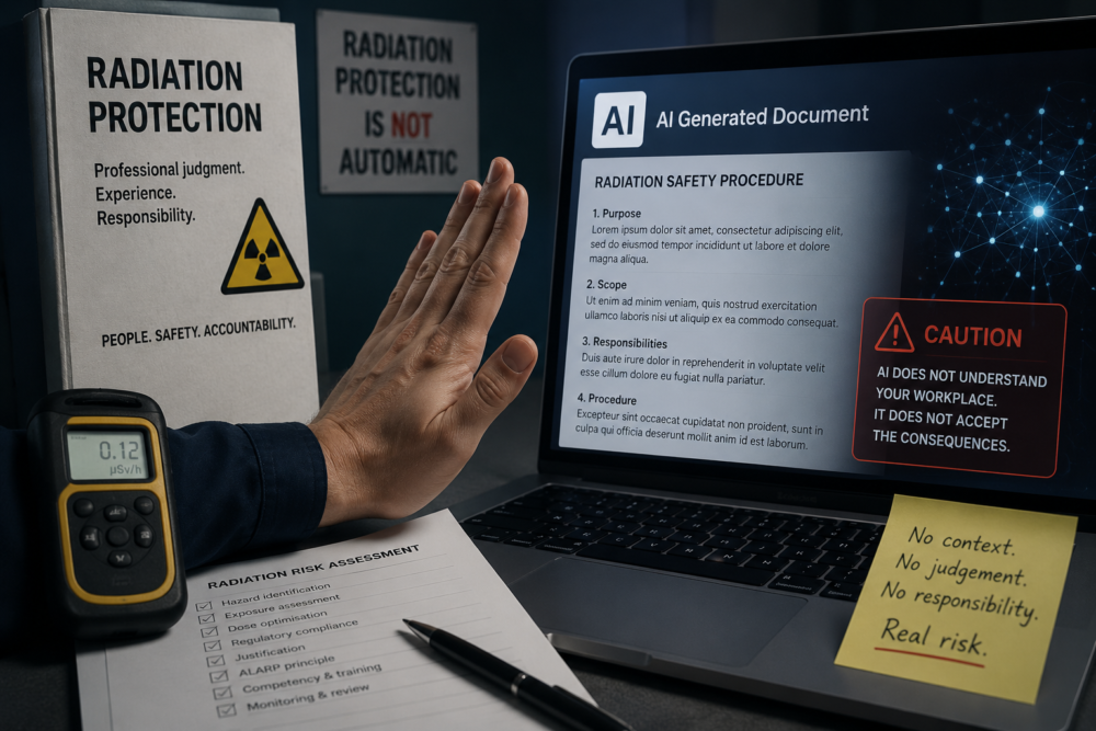 Use of Generative AI in Radiation Protection